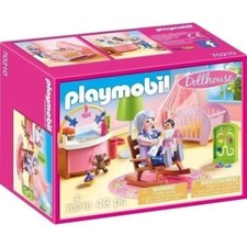 PLAYMOBIL 70210 Chambre de bébé, Dollhouse La Maison Traditionnelle, 100 pièces