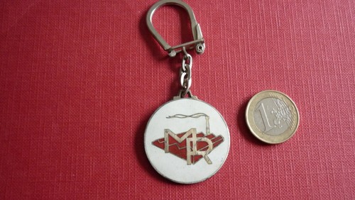 Porte cle metal emaille - metal, /