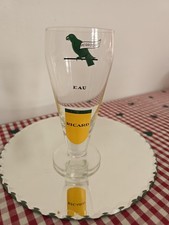 Rare Verre Ricard Menthe Perroquet
