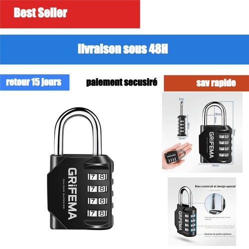 Cadenas code chiffres - à,