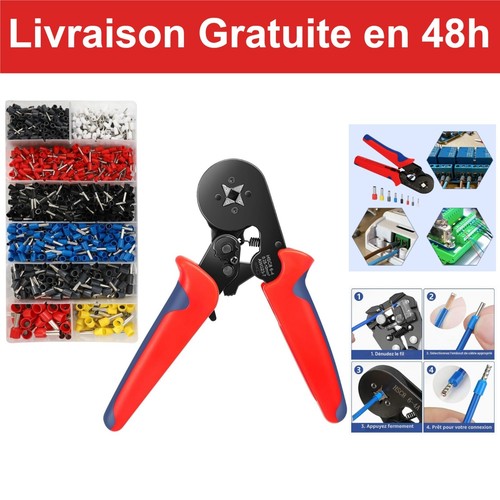 Pince sertir 1250 embouts - 1250,