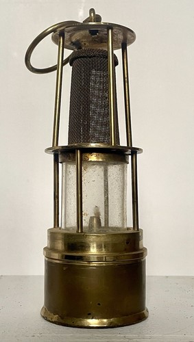 Lampe mineur ancienne - de,