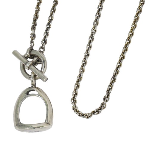 Collier argent hermes - argent,