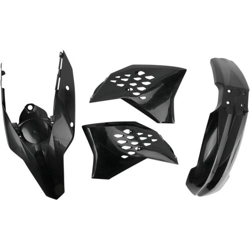 Acerbis plastics kit - plastics, black