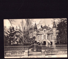 ARCACHON (33) wrought iron gate of the VILLA "LES TOURELLES" postcard
