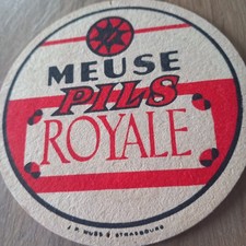 Ancien sous bock bière Meuse