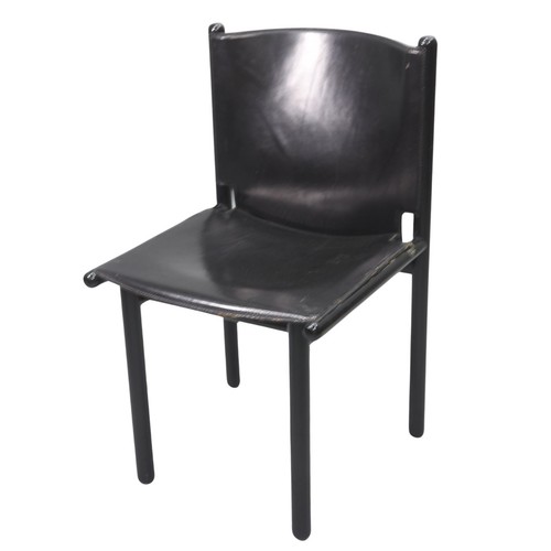 Chaises années 1980 cuir - chaises,