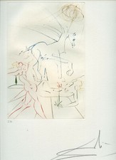 DALI SALVADOR GRAVURE 1973