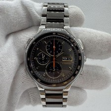 Seiko Speedmaster 1/100 Chronograph Quartz Watch Used Battery Issue