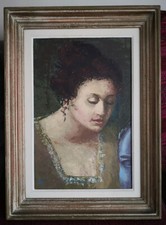 OLD HST MODERN PAINTING PAINTING Signed LEPLAT / OIL on CANVAS