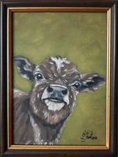 Tableau original vache art de