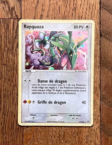 Carte pokémon rayquaza - carte,