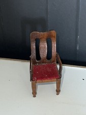 Wooden chair: miniature object dollhouse diorama miniature showcase