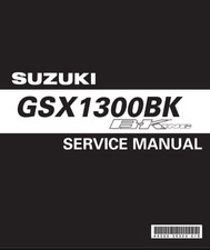 Suzuki GSX1300 GSX 1300 BK B-King 2007-2012 repair Workshop Service Manual