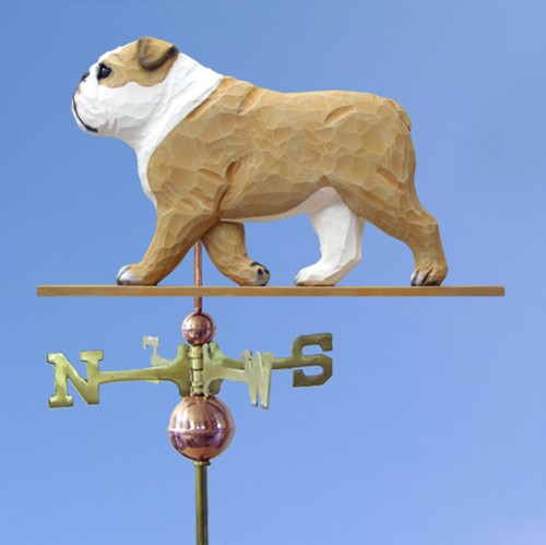 Bulldog anglais main sculpté - bulldog,