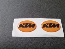 KTM - Dome Decals - Replacements  R&G Oval Crash Protectors 