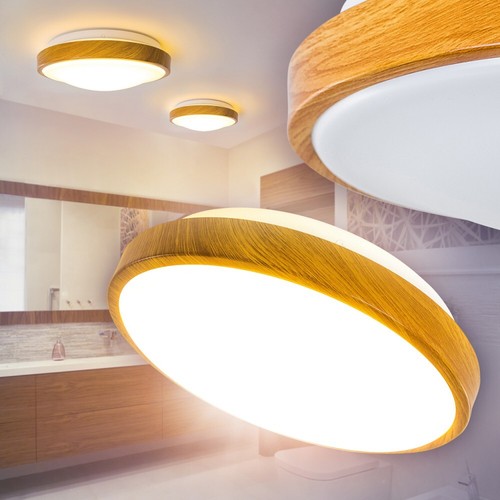 Plafonnier blanc led - blanc, lampe