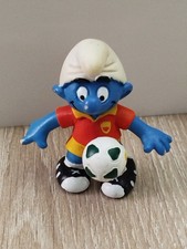 Figurine Vintage Schtroumpf Joueur De Football N°10 Peyo Schleich 