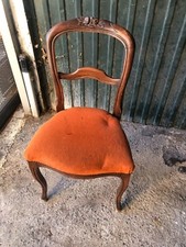 ancienne chaise napoléon III en bois d acajoue