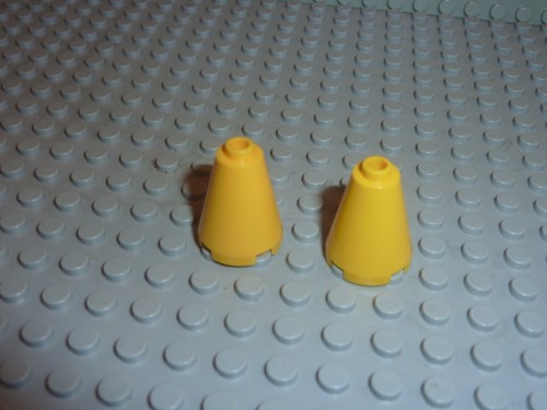 Yellow cone lego star - 2,