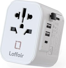 Universal Travel Adapter Worldwide USB C A 3A 15W Fast Charging Charger