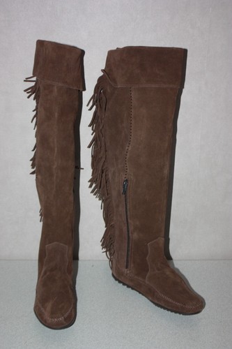 Minnetonka bottes genoux daim - bottes,