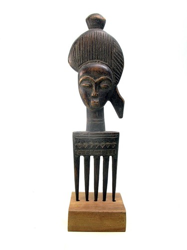 Peigne africain baoulé - peigne,