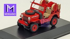 FIREFIGHTER JEEP HOTCHKISS CCFL MAHEU-LABROSSE 1955 N°25 IXO HATCHET 1/43 IN BOX
