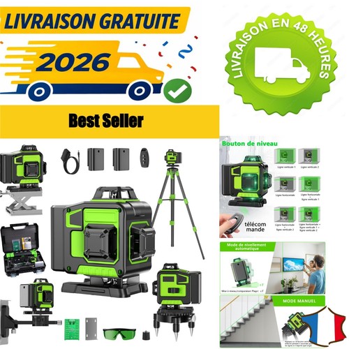 Niveau laser lignes - 4d,