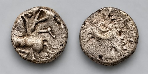 Pièce monnaie gauloise - gauloise,