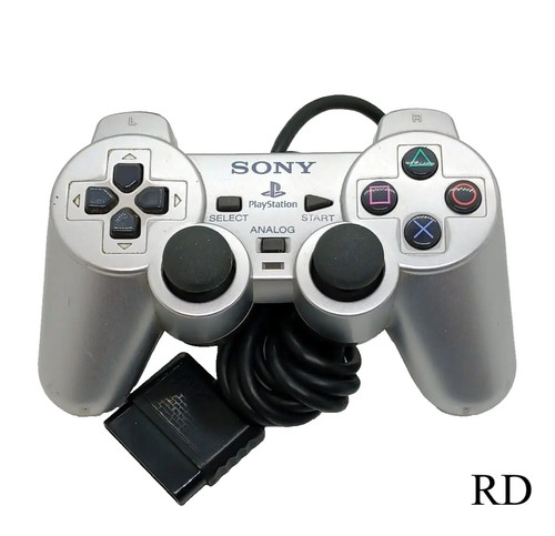 Manette ps2 satin silver - ps2,