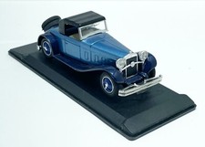 ELIGOR 1039 DELAGE D8 1934 CABRIOLET CAPOTE  BLUE MODEL CAR 1:43 SCALE