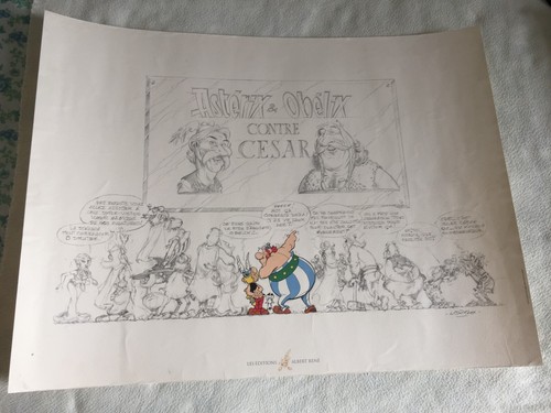 Sérigraphie astérix - astérix, et