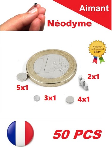 Aimants neodyme ép - 50,