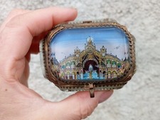 ancienne boite à bijoux verre
