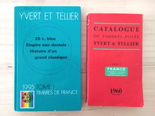 2 Catalogues Yvert et Tellier - Timbres Poste 1960 et 1995