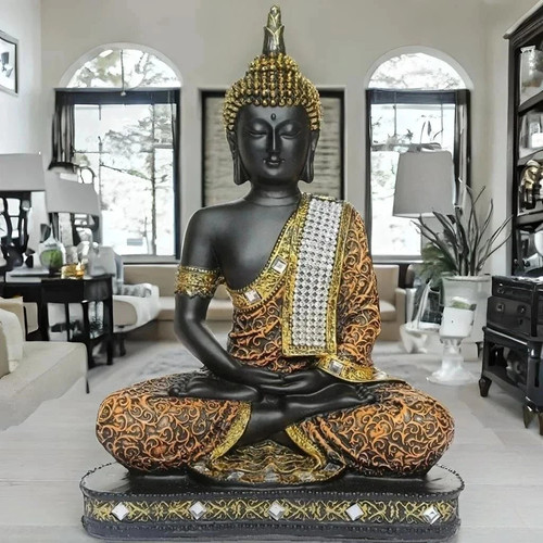Statue bouddha grand jardin - grand,