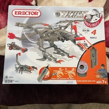 Erector Meccano Speed Play 9902 Complete Never Used Open Box Kids Toy Build Set