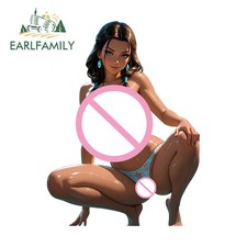 EARLFAMILY 5.1" Katara Car Stickers Artistic Bumper Rear Windshield JDM Decals