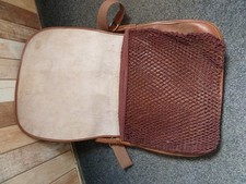 Gibecière en cuir vintage