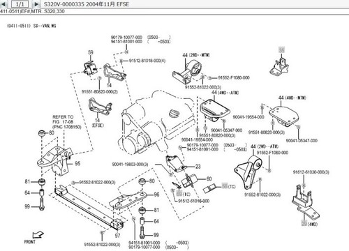 Daihatsu hijet s320v mount - daihatsu,