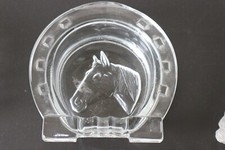 beau cendrier en verre en