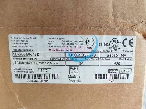 Neuf 1pcs kollmorgen 343 - neuf,
