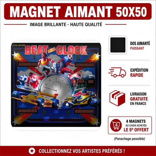 Magnet beat the clock - magnet,