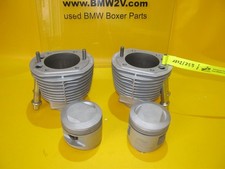 BMW R100 pair flat pistons and cylinders Nikasil 93.97 cylinder flat piston set