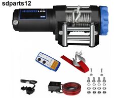 Treuil Électrique 1.8 Tonnes 12V Avec Télécommande Pour Dépanneuse Voiture 4x4