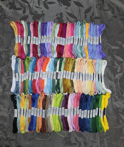 Lot 100 échevettes fil - lot,