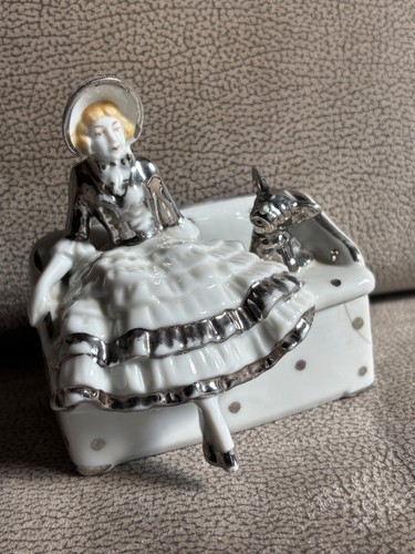 Boite porcelaine art deco - boite,