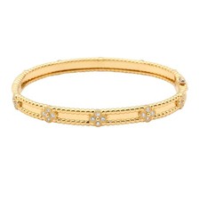 Bracelet trèfle doux perlé