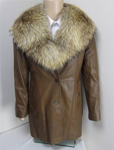 Marron cuir véritable souple - cuir,